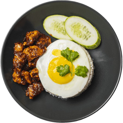 Ayam Masak Kicap Pedas with Rice
