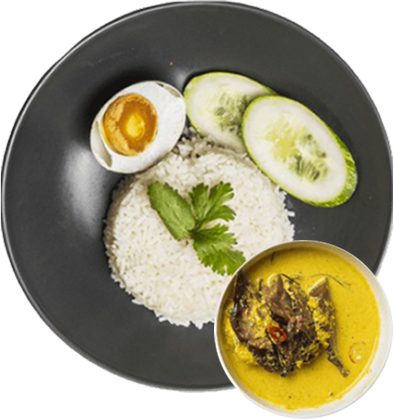 Smoked Beef Masak Lemak Cili Api with Rice