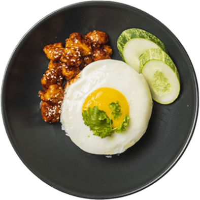 Spicy Korea Chicken with Rice