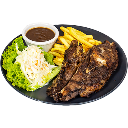 New Zealand Grilled Lamb Chop with Fries