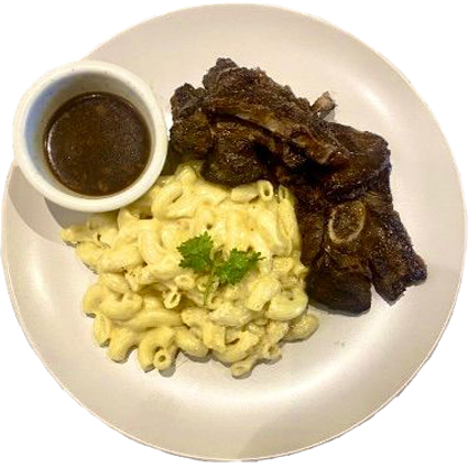 Mac ‘N’ Cheese Lamb Chop