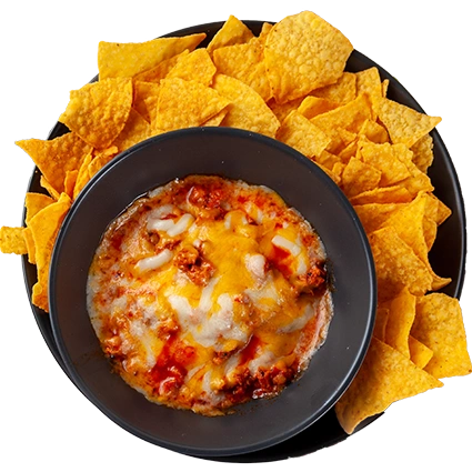 Nachos with Bolognese